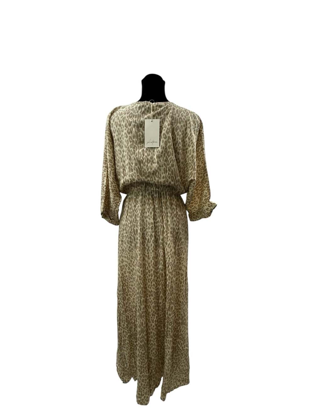 Girl and the Sun Verity Maxi Dress in Muted Leopard NWT size S - Picture 5 of 6
